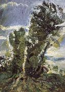 Chaim Soutine Lager poplars in civry oil painting